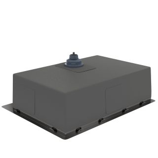 Мойка кухонная Reflexion Iseo 65-BL RX2265BL оружейная сталь